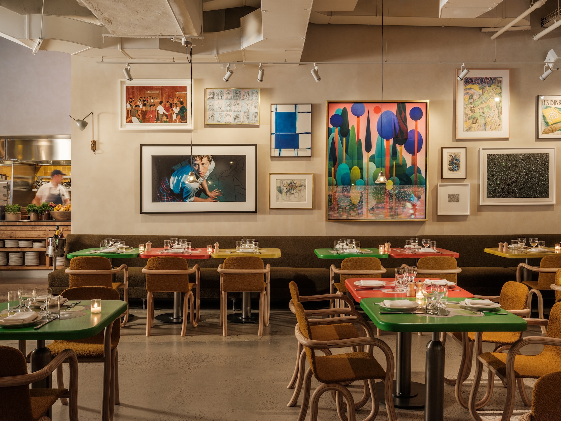 Interior shot of Manuela in New York